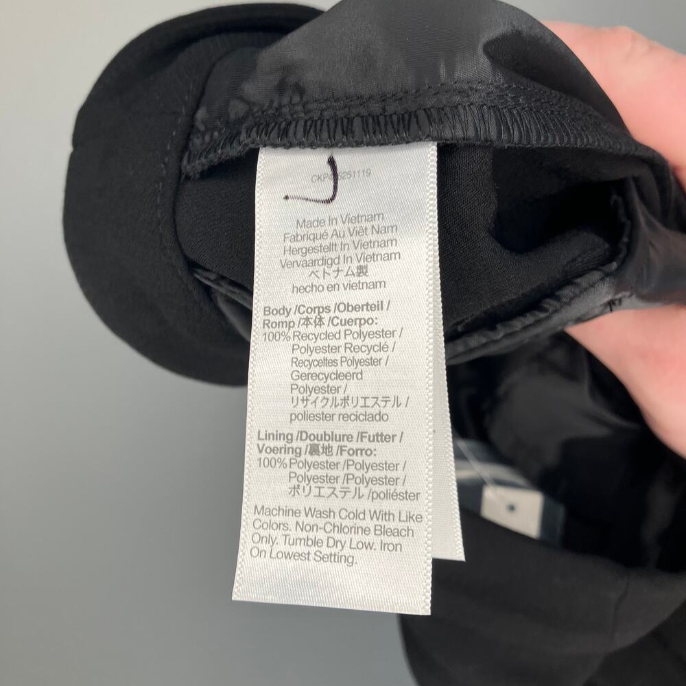 NWT MADEWELL The Rosedale High-Rise Straight Pant in Crepe Black 0 - Picture 6 of 7